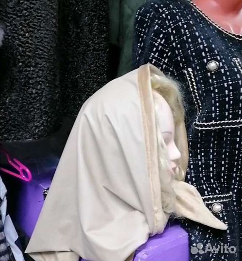 Кожаная косынка