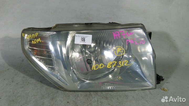 Фары митсубиси паджеро Mitsubishi Pajero H76W
