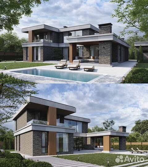 3d визуализация экстерьера