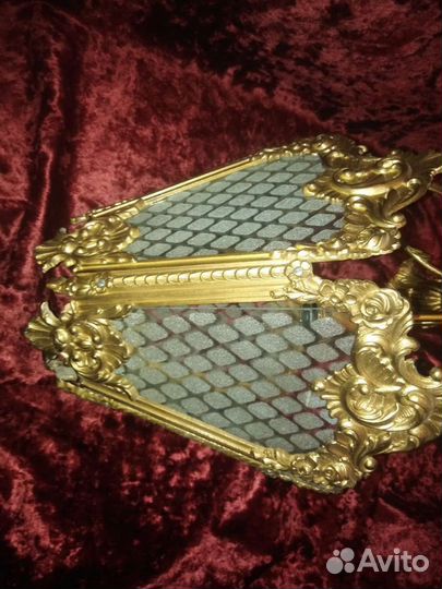 Люстра фонарь бронза СССР