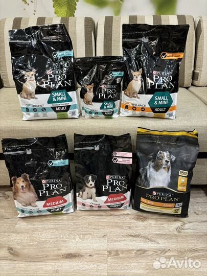Корм для собак pro plan