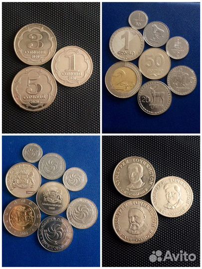 Наборы монет С.Н.Г и Прибалтики