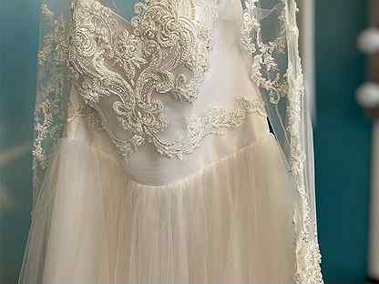 Свадебное платье 50 52 новое