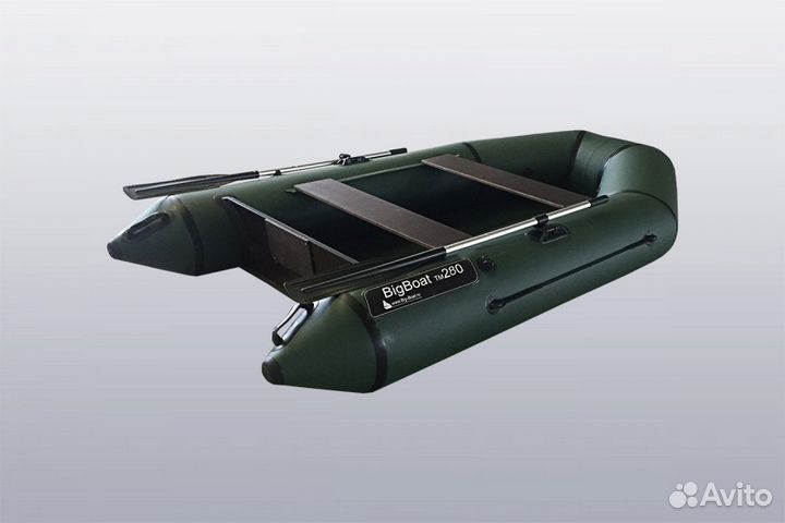 Лодка пвх Big Boat TM 280 зеленая