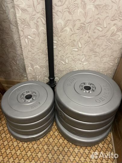 Штанга гриф блины новые Torneo