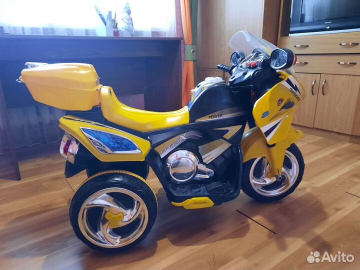 Детский мотоцикл на аккумуляторе бу