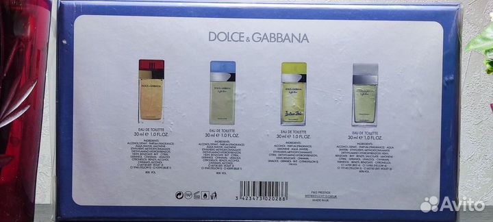 Парфюм Подарочный набор dolce & gabbana light blue