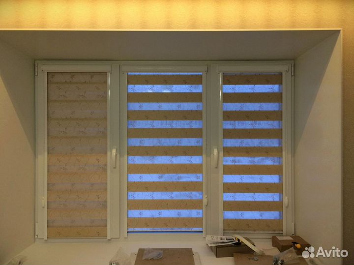 Рулонные шторы кассетные