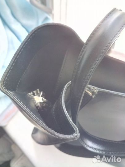 Большая кожаная сумка женская А4