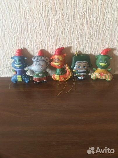 Игрушки на елку ручной работы