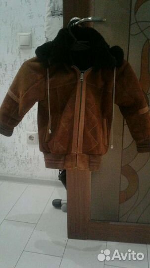 Дубленка натуральная детская 5-6 лет