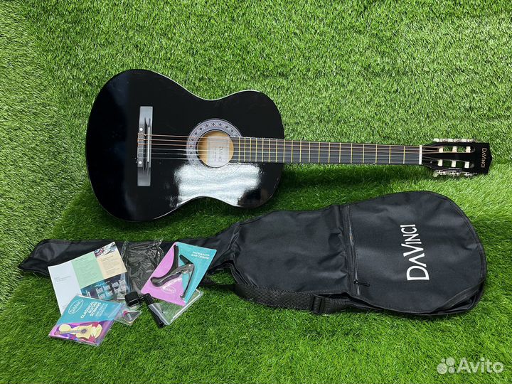 Классическая гитара 7/8 davinci DC-50A BK pack