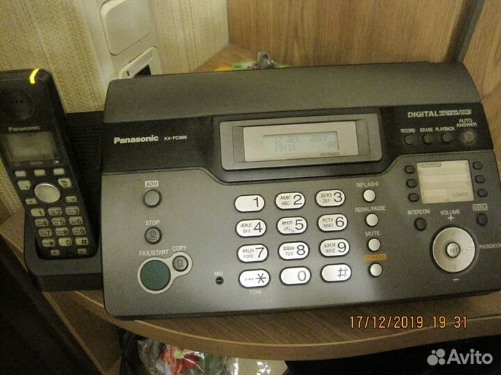 Телефон-факс Panasonic KX-FC966