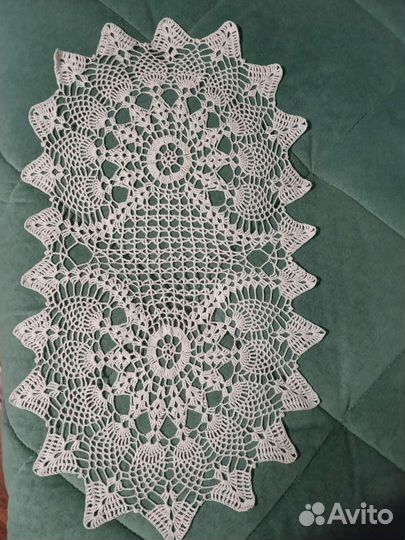 Салфетки крючком, ручная работа