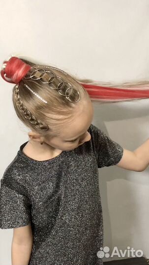 Коса Ким. Косы из колец. Коса на карабине