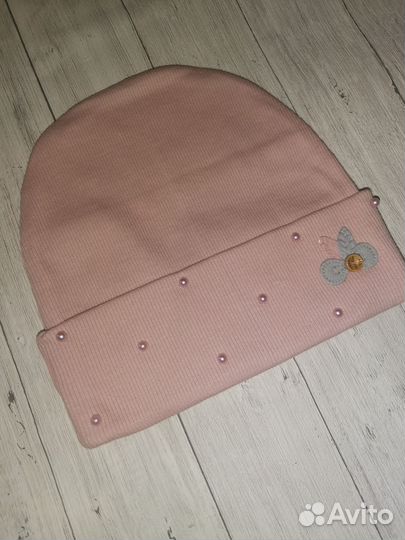 Шапочка для девочки на осень 1-2 года