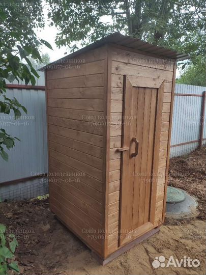 Туалет для дачи, дачный туалет под ключ