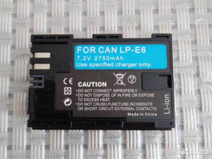 Аккумулятор для фотоаппарата Canon