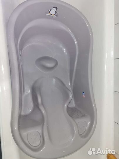 Детская ванночка с горкой