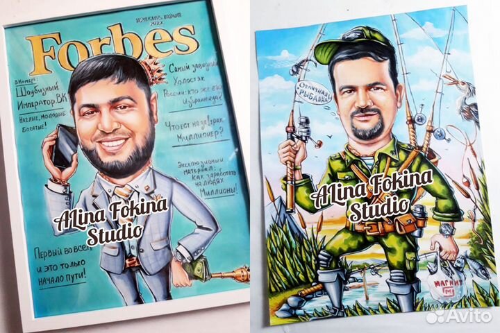 Шарж по фото и на заказ. Шаржист на мероприятие