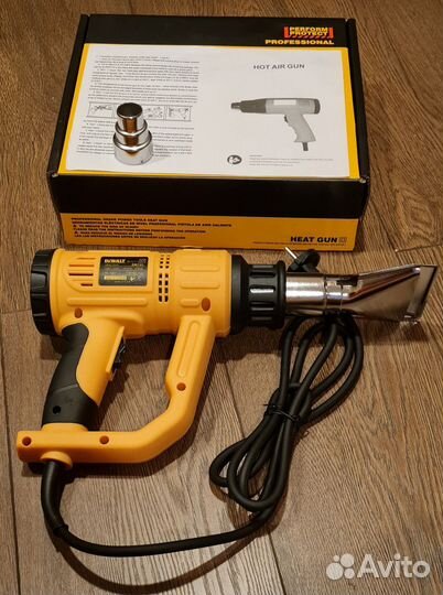 Фен строительный Dewalt 2000w новый