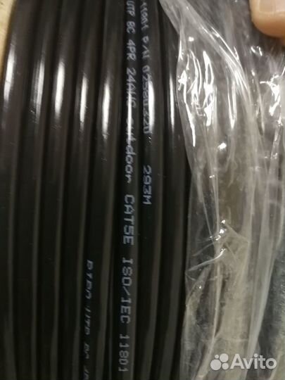 Кабель витая пара UTP 4x2x24AWG Cu 305м (остатки)