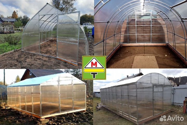 Теплица под поликарбонат