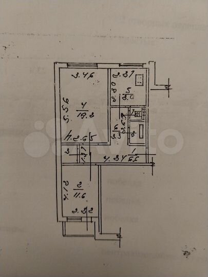 2-к. квартира, 54,2 м², 2/10 эт.