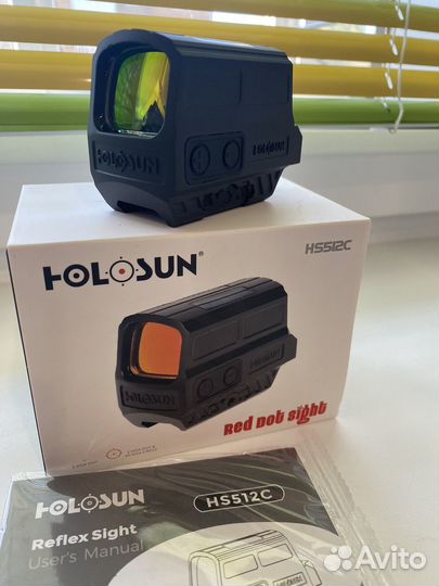 Коллиматор Holosun HS512C, солнечная батарея
