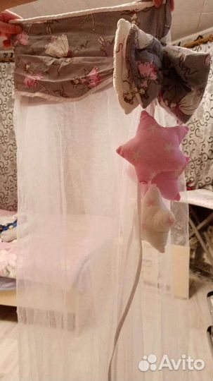 Бортики-подушки, балдахины