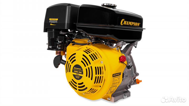 Двигатель champion 13лс, 389см3, G390-1HK шпонка