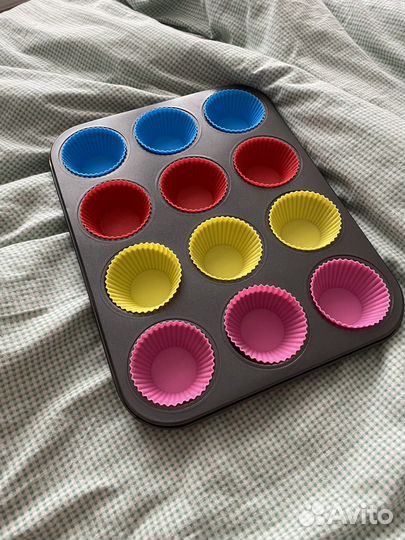 Противень для кексов с формами