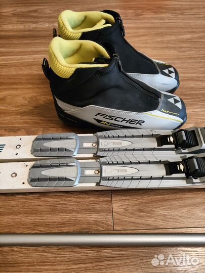 Лыжи, лыжные ботинки. Fischer