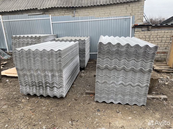 Шифер волновой новый
