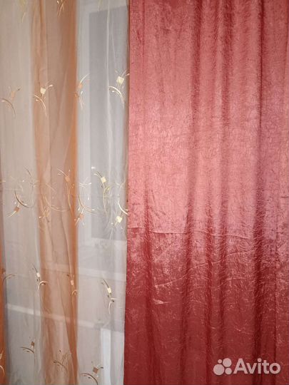 Комплект шторы тюль