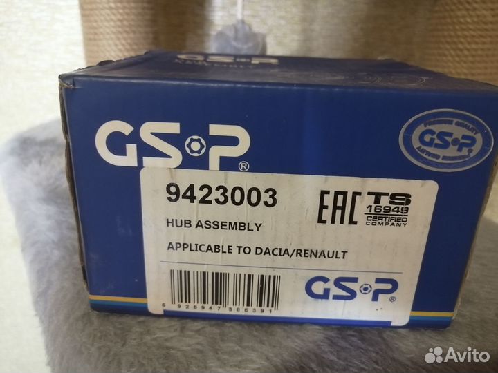 Ступица колеса (GSP) для Renault Megane 2