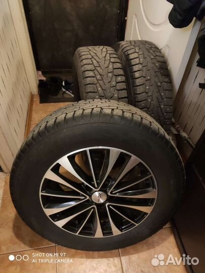 Колеса зимние r17 на Outlander 3 в сборе
