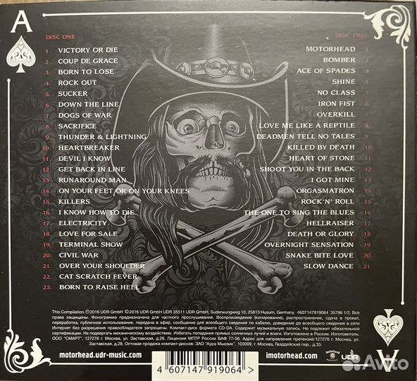 CD компакт диск Motorhead