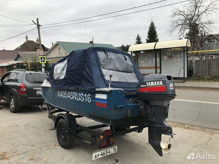 Лодка Воронеж М с мотором Yamaha 40