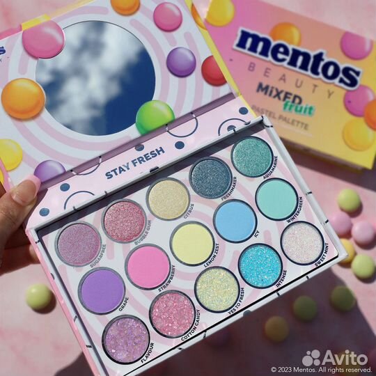 Rude cosmetics Mentos Mixed Fruit Pastel Palette