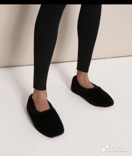 Меховые балетки