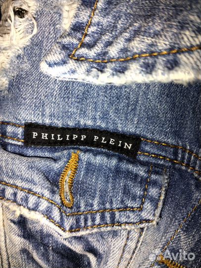 Джинсовая куртка женская Philip plein