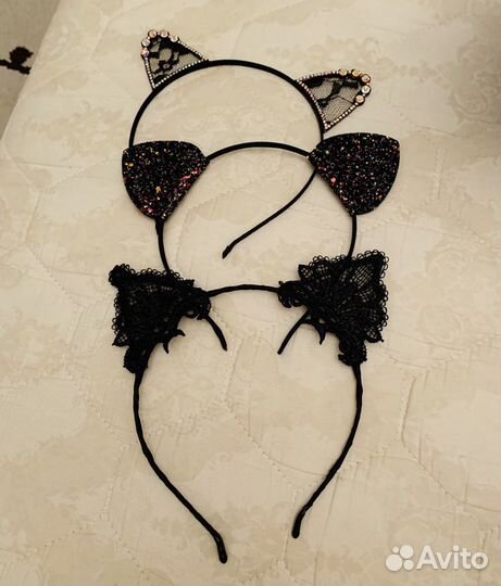 Ободок кошачьи ушки