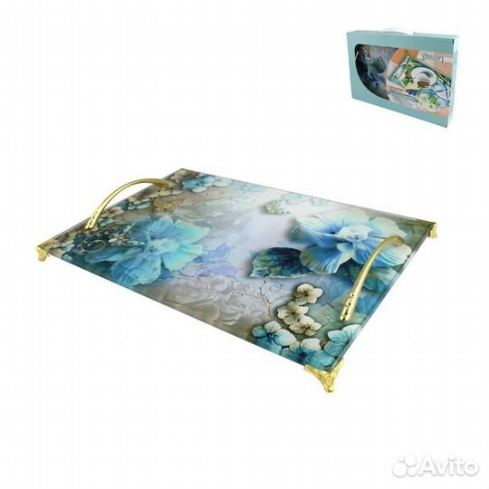 Поднос сервировочный 20,6x30,6см larange с металли