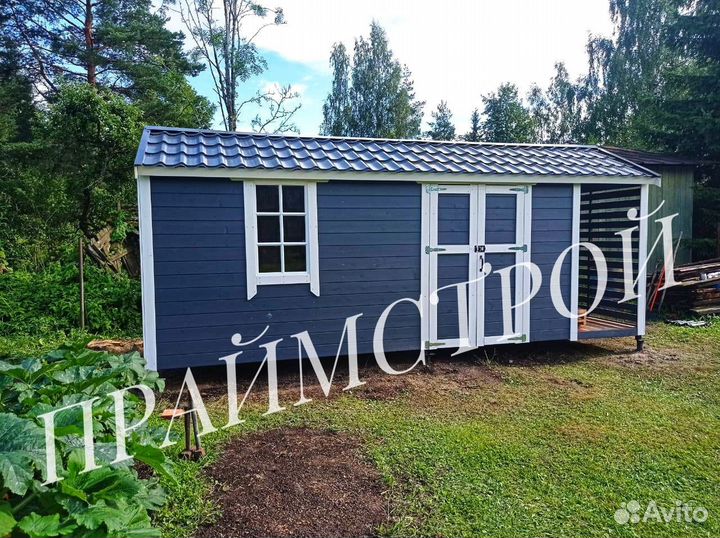 Хозблок Финский Сарай Бытовка 6х2