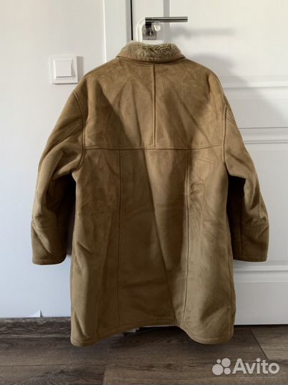 Куртка дубленка из искусственной замши 48 (М)