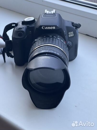 Зеркальный фотоаппарат canon 650d