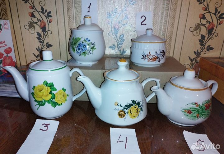 Сахарницы и чайники (добавляю)