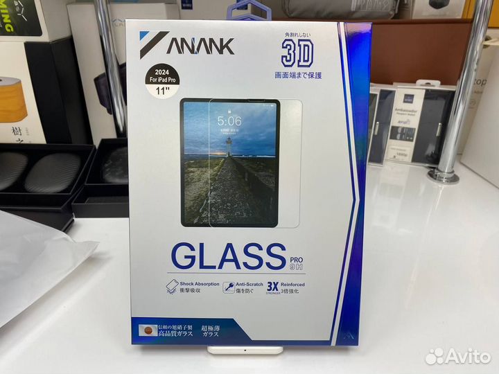 Защитное стекло anank 3D для iPad Pro 11