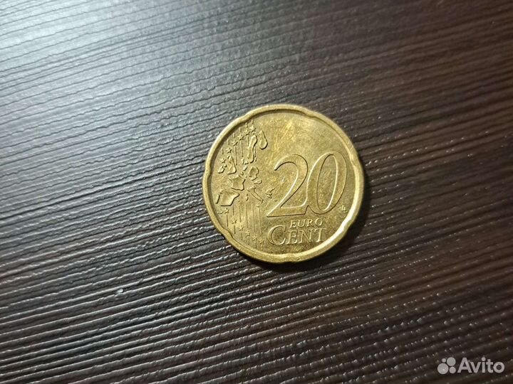 Монета 20 евроцентов 2006